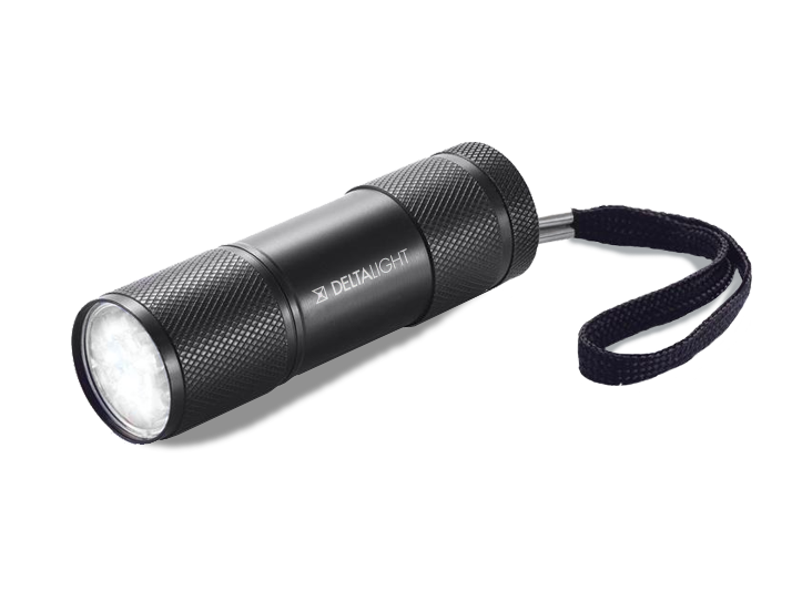 Black Aluminium Quattro Torch