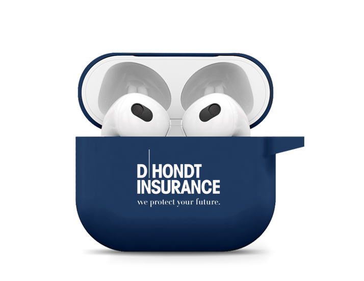 Navy Branded AirPod 3 Silicone Cover