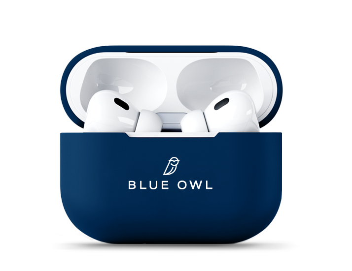 Navy AirPod Pro 2 Protective Case with Logo