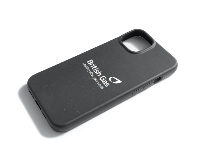 Black iPhone 13 Eco Case with Logo