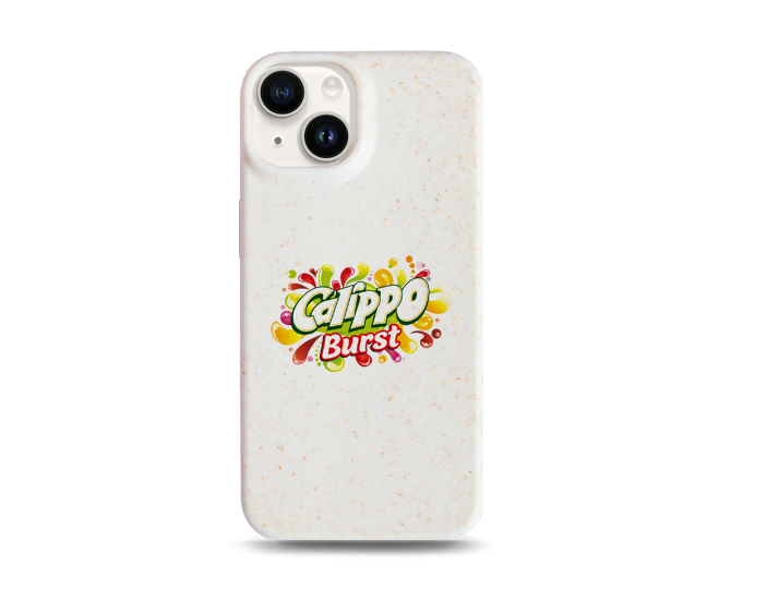 Branded White iPhone 13 Eco Case