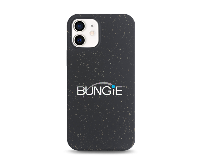 Black iPhone 12 Wheat Straw Case
