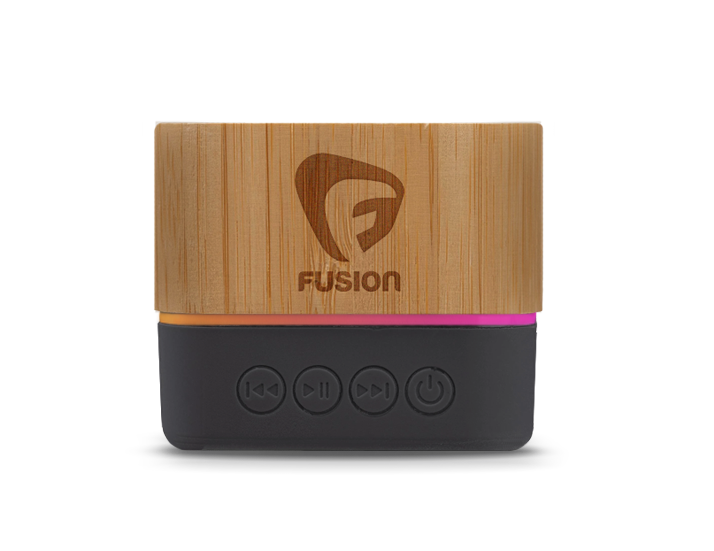 Bamboo Bluetooth Speaker with LED Light