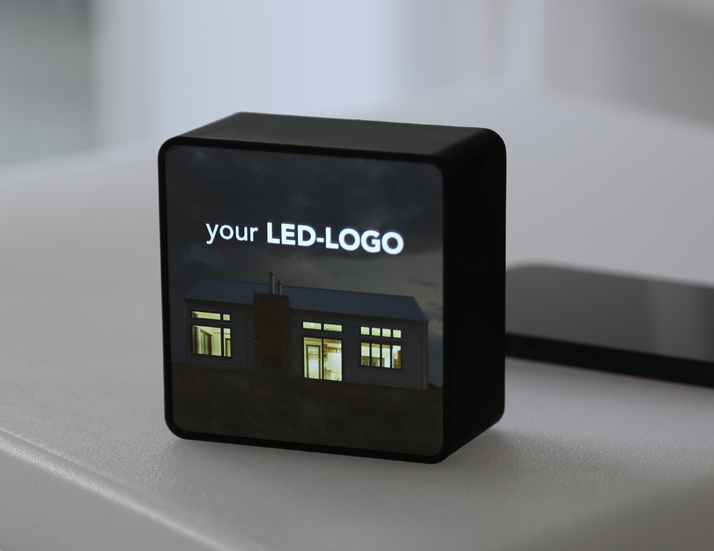 Branded Lightshow Bluetooth Speaker with Glowing LED Logo
