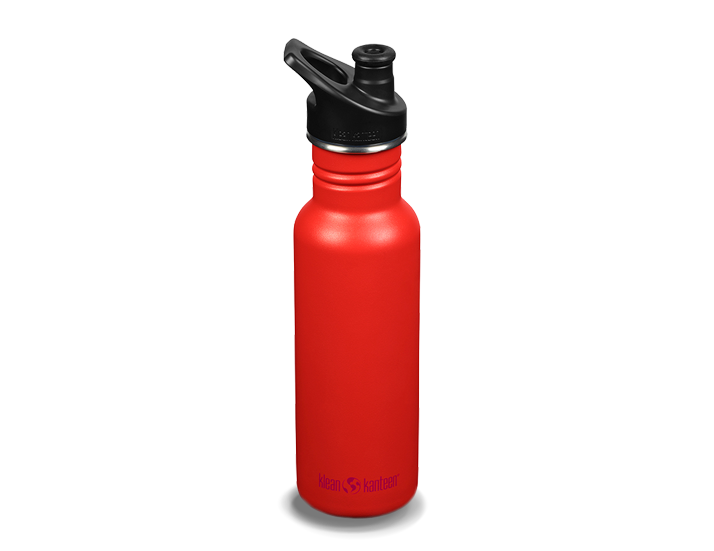 Klean Kanteen Classic 800ml Bottle - Tiger Lily Red