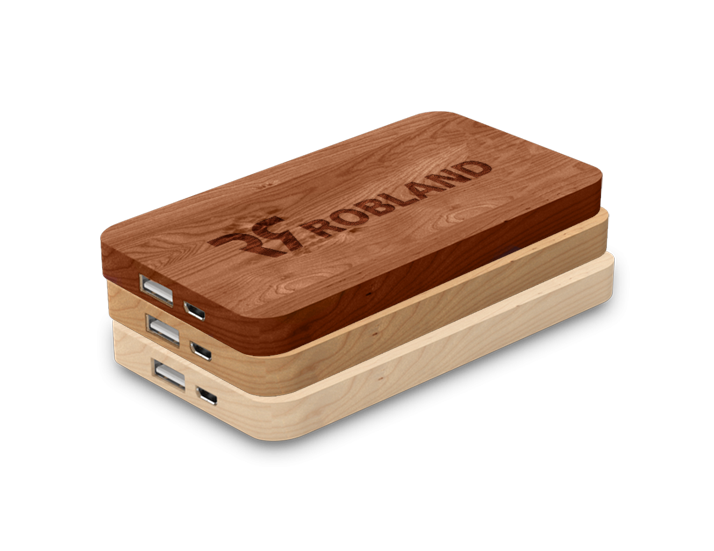 Nature Power Bank Wood Colours