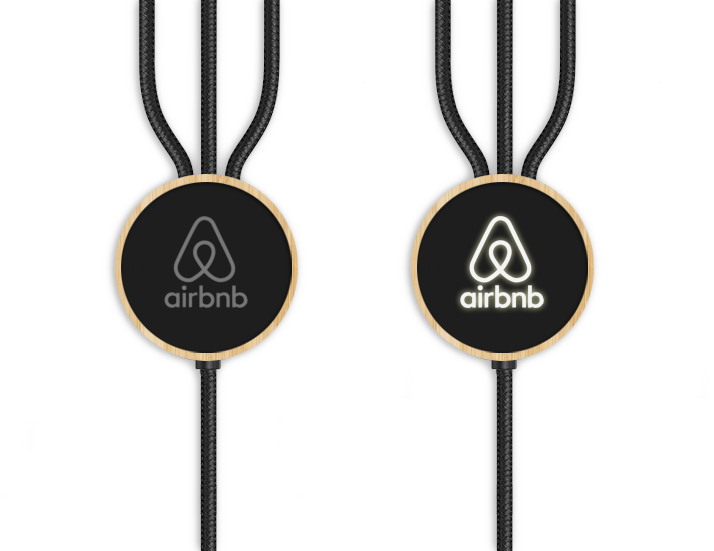 LED Logo on 3-in-1 Charging Cable