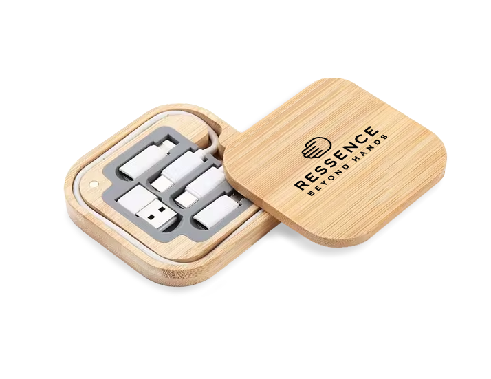 Bamboo 3-in-1 Charging Cable Kit