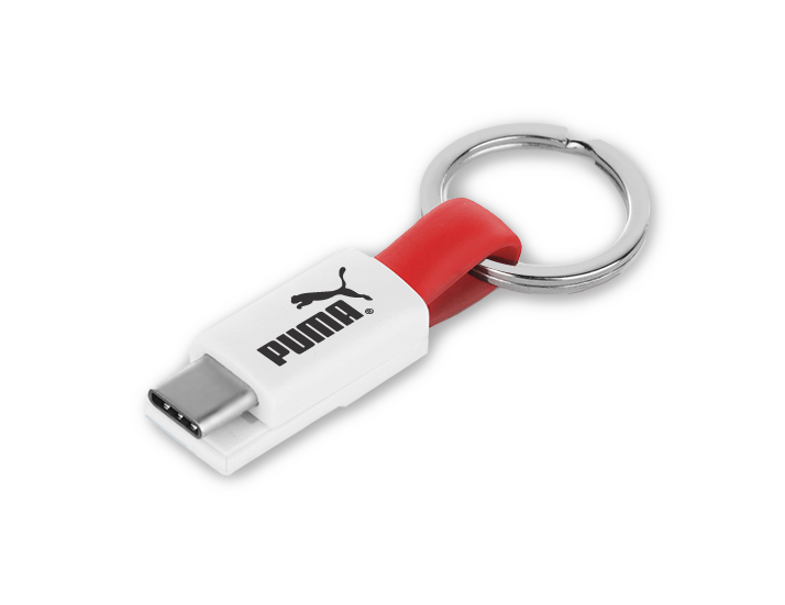 Branded Type-C Keyring Charging Cable