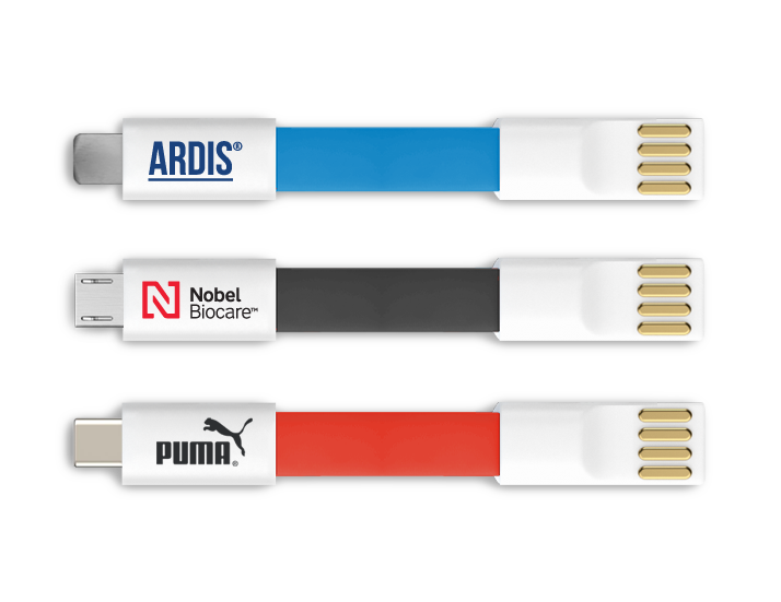 Keyring Cable with Choice of Connectors