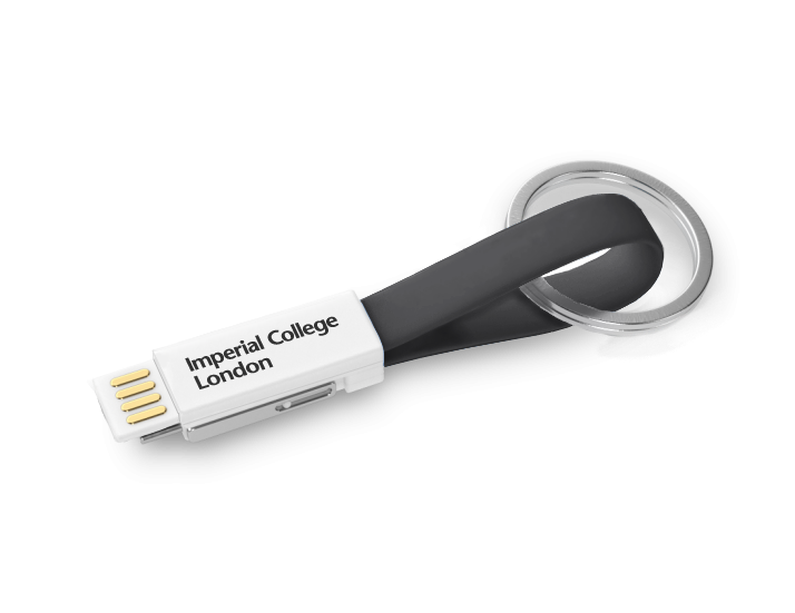 Black Flip USB Charging Cable