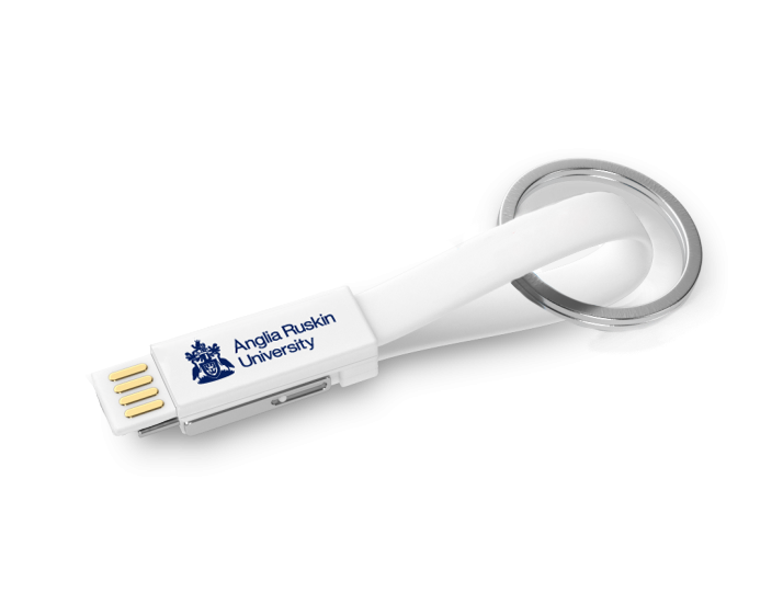 Branded Flip Keyring Charging Cable