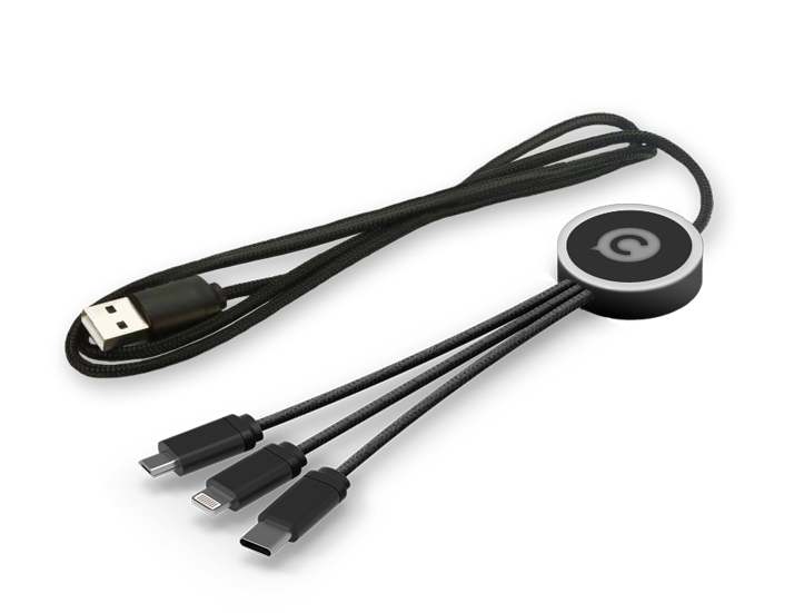 Shine 3in1 LED Charging Cables