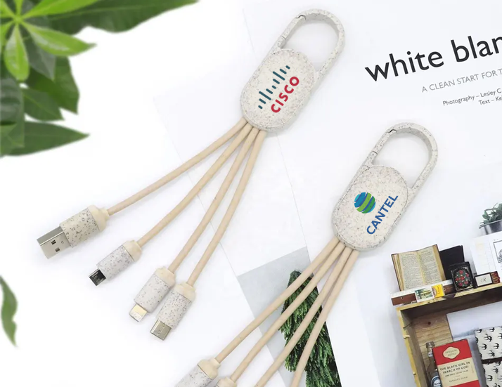 Branded Wheaty USB Charging Cable