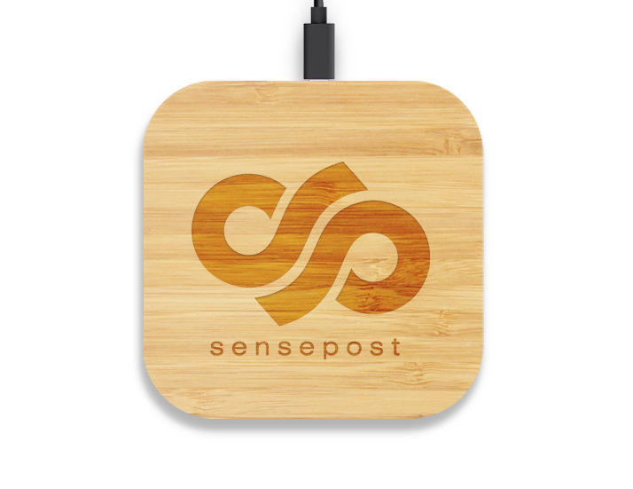 Engraved Bamboo Wireless Charger