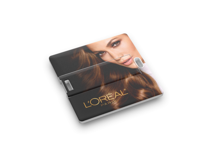 Square Card USB Drive with Full Colour Print