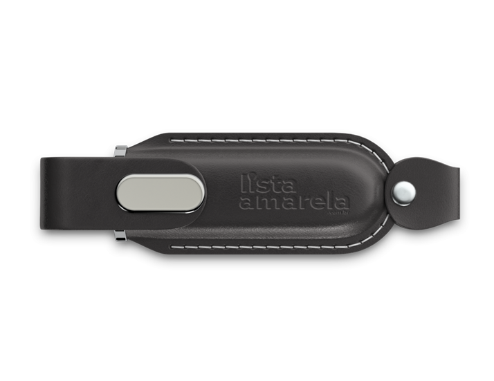 Black Leather Classic USB Drive