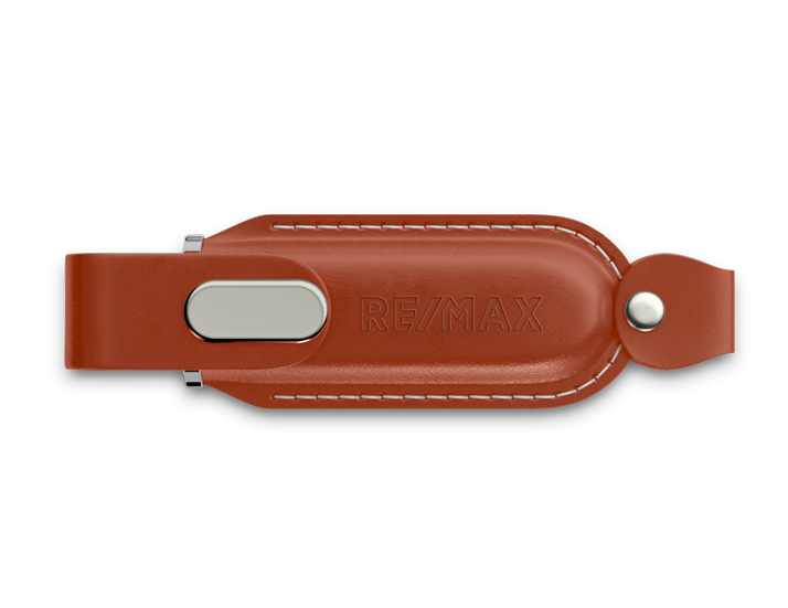 Brown Classic Leather USB Drive