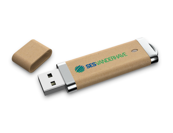 Paper Slim USB Drive Open