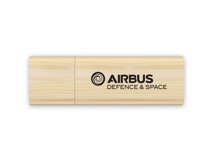 Timber Wood USB Drive with Printed Logo