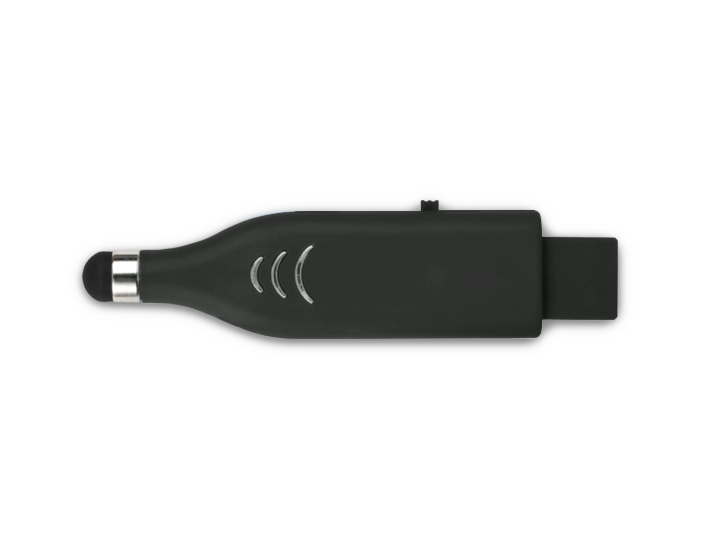 Black Stylus USB Back View