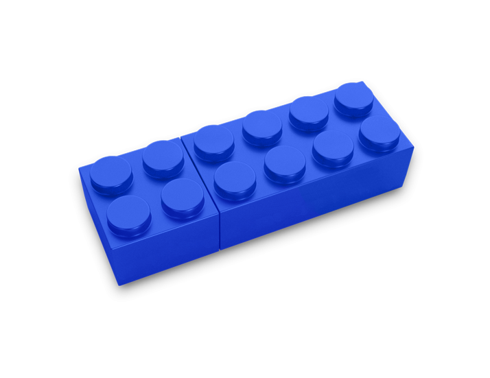 Blue Lego Brick USB Drive