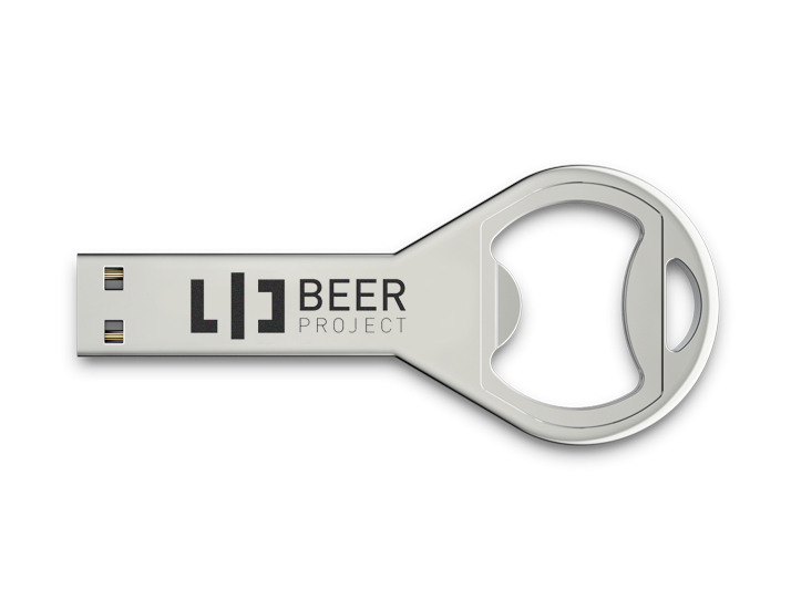 Bottle Opener USB Drive with Logo