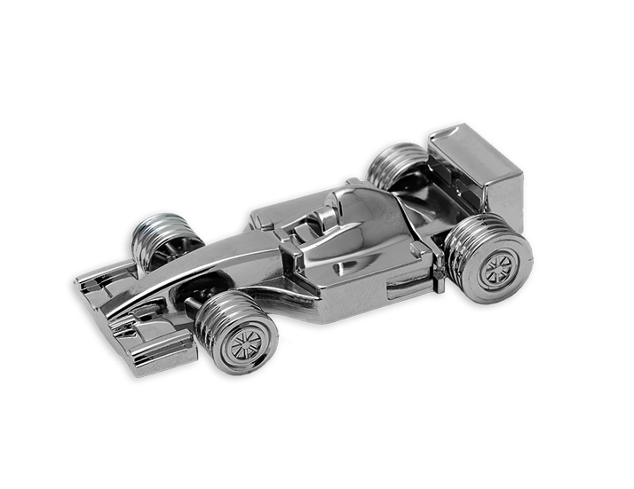 Metal F1 USB Drive Perspective