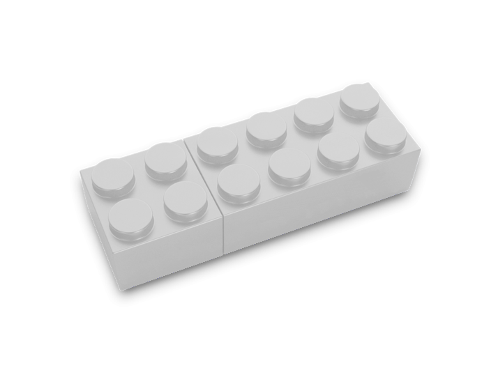 White Lego USB Drive