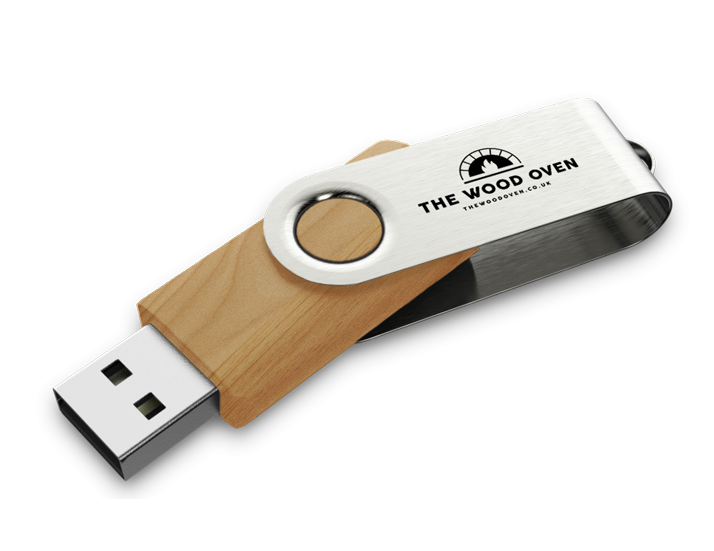 Timber USB Twister Open