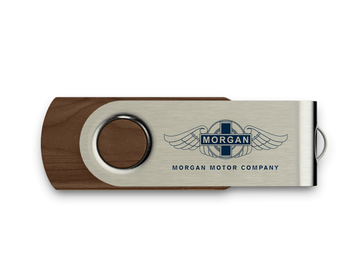Walnut Timber Twist USB Drive
