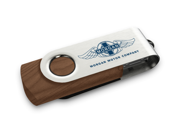 Walnut Timber Twister USB Stick